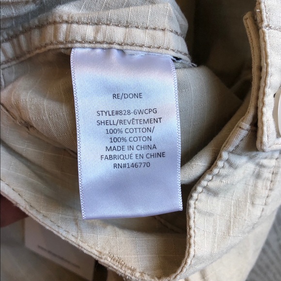 Re/Done women’s cargo pants size 23 - Picture 8 of 8